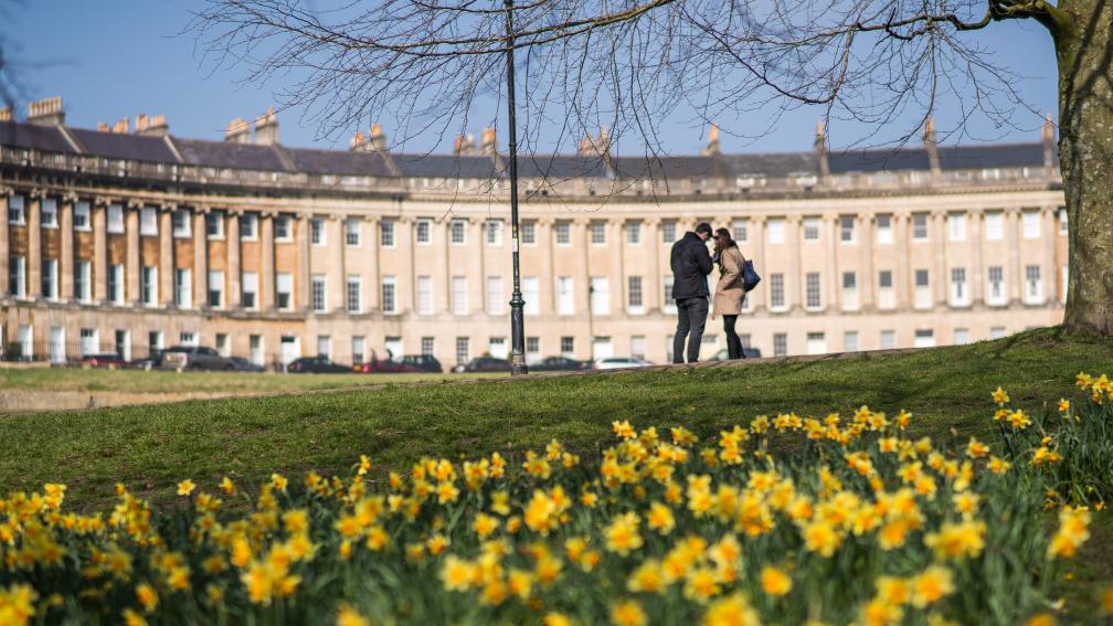 The Royal Crescent in Spring, Visit Bath