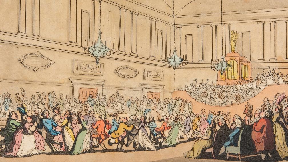 Ball at the Assembly Rooms, Rowlandson