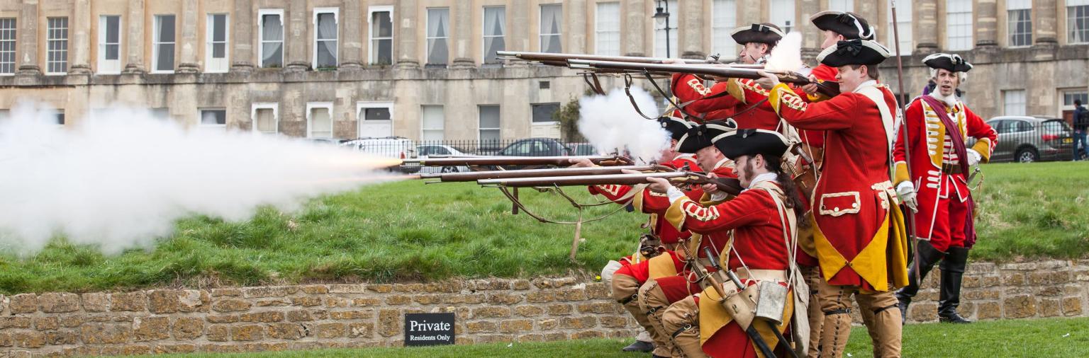 Heritage event at the Royal Crescent